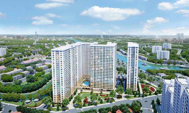 Cập Nhật Tiến Độ Thi Công Dự Án Căn Hộ City Gate 2 - Diamond Riverside 11/2019